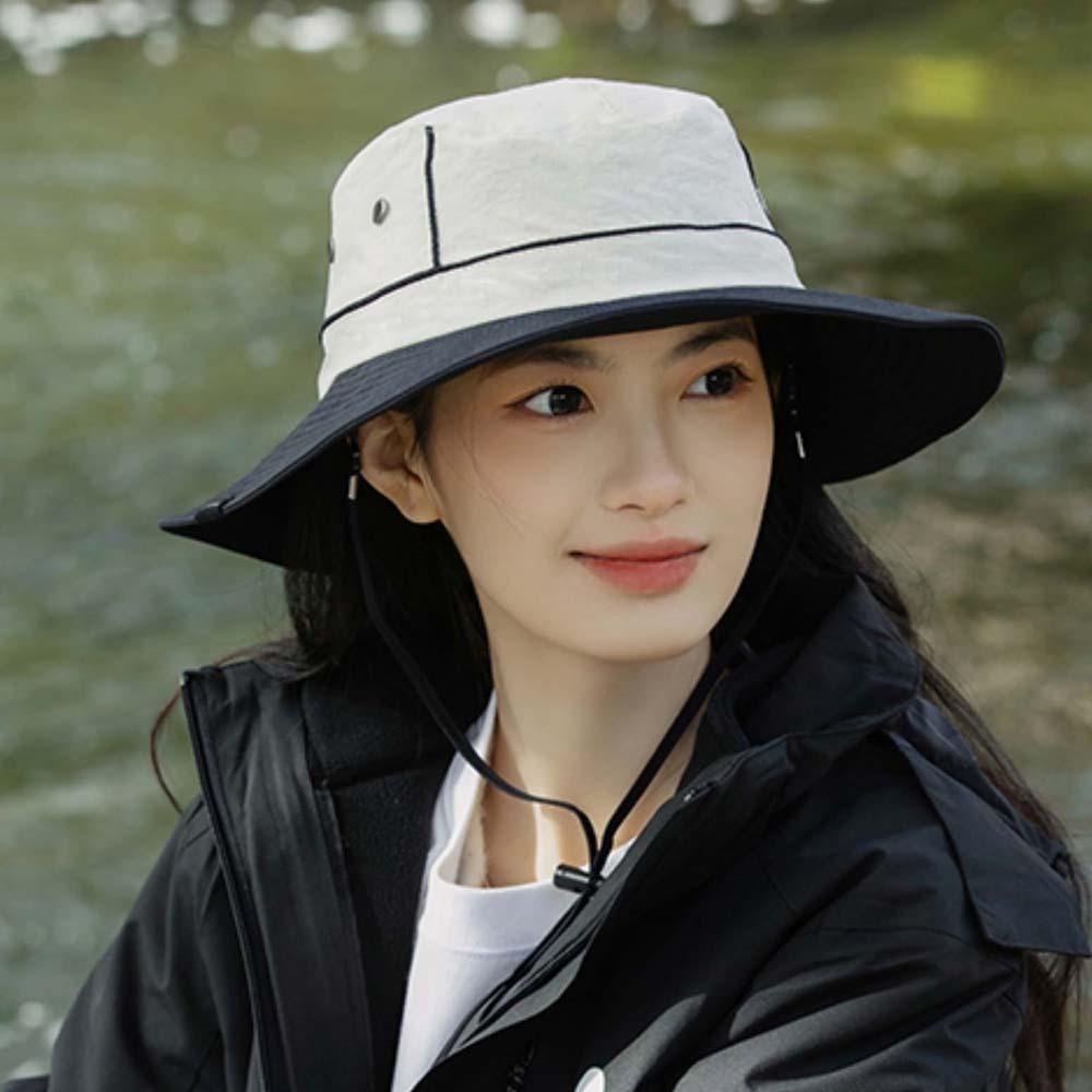 Ветрозащитная веревка летняя альпийская шапка портативная женская походная кепка складная кепка-ведро походная