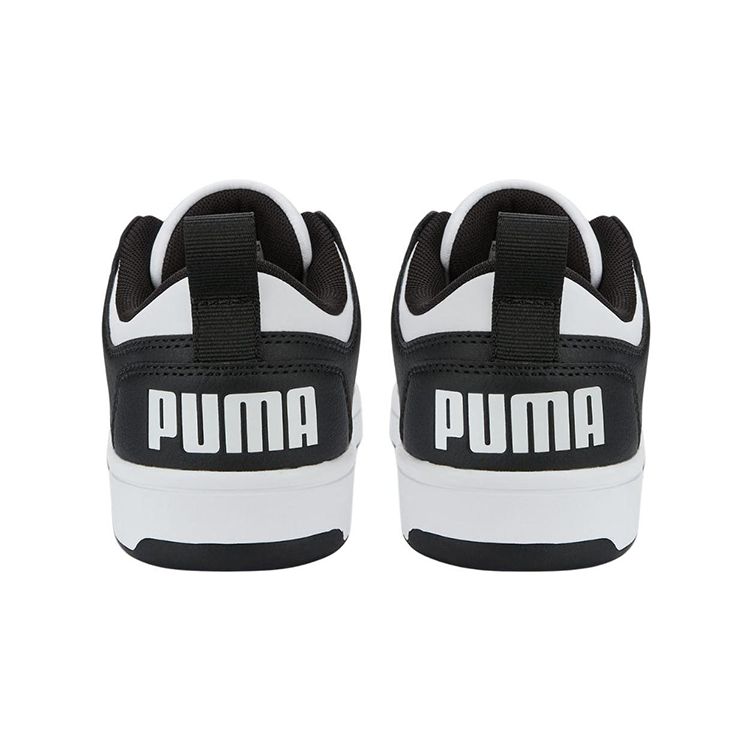 Puma Кеды Rebound Layup с низким верхом Черно-белые Молодежные Детские Кроссовки 370490-16
