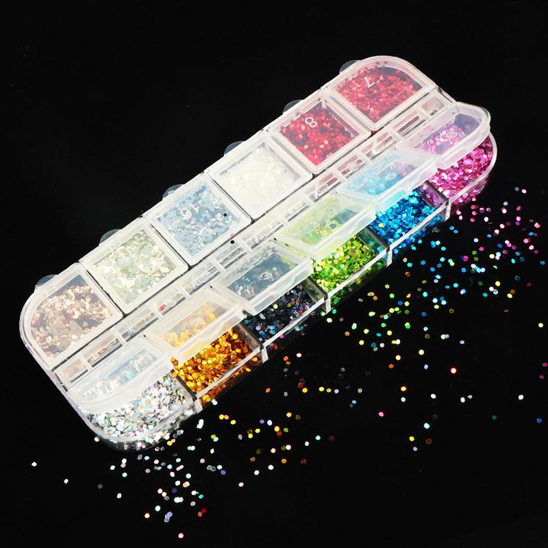 Флуоресцентные 3D наклейки для дизайна ногтей