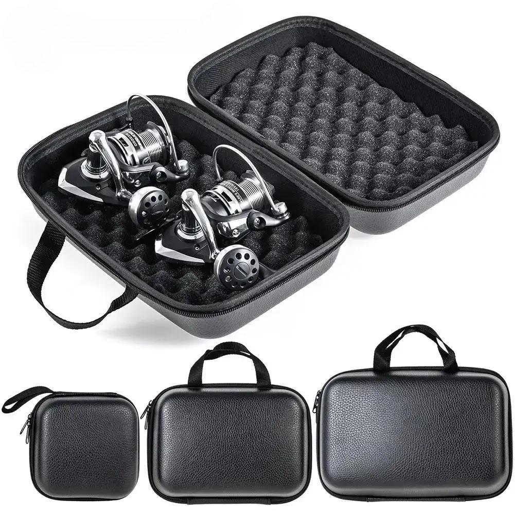 Ударопрочная сумка для рыболовной катушки с пенопластовой подкладкой и портативными ручками