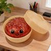 Блестящая Пельмешка Игрушка-Антистресс Кавайная Булочка с Пароваркой Растягивающееся Настольное Игрушка-Сжималка Тестовый Шар Блестящая Булочка Пельмешка Игрушка-Антистресс