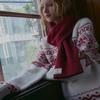 Шарф из кашемира с отверстиями ODER - бордовый