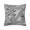 Custom Chess Club Seven Cushion Cover 45x45cm Chessboard Game Chess Piece Soft Modern Pillows for Sofa