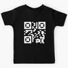 QR Code Rebel Saying Design Kids T-Shirt
