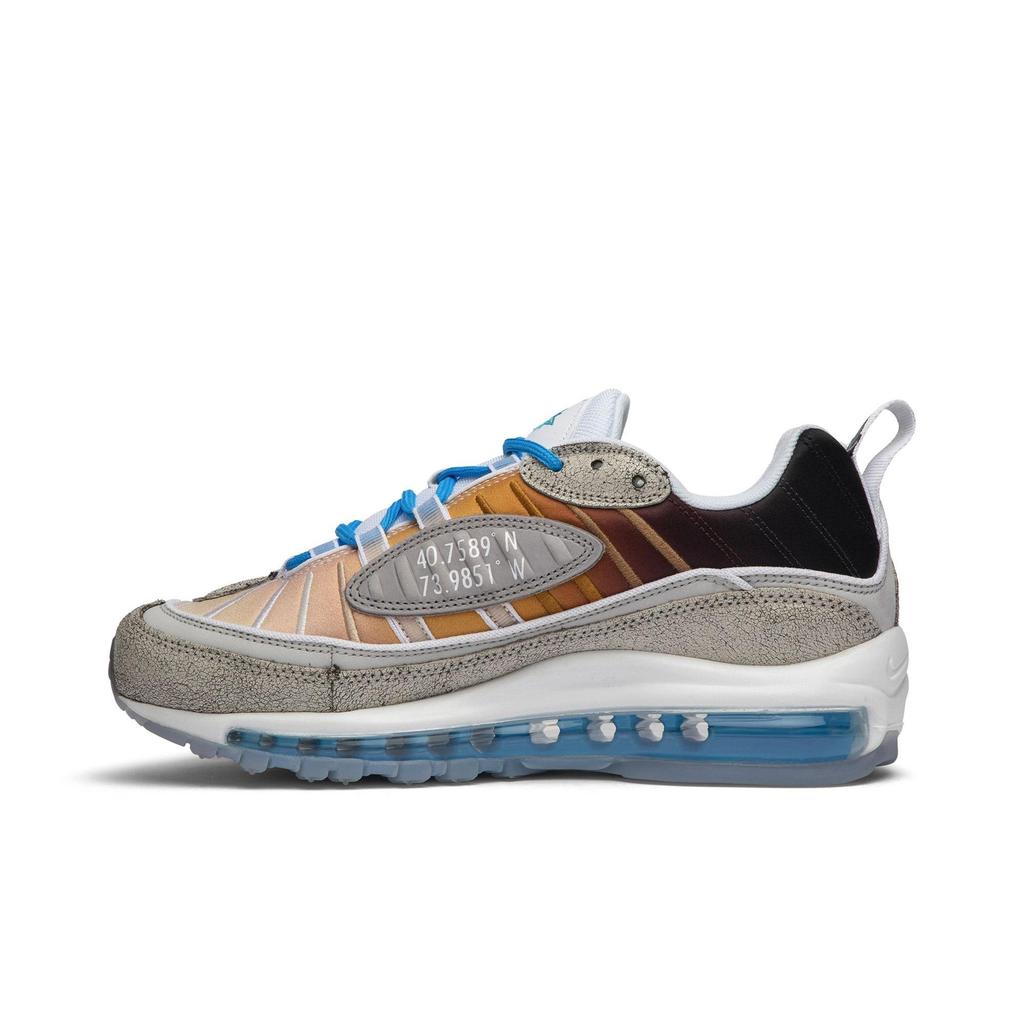 Nike Air Max 98 ' Air : NYC La Mezcla' (Unisex) vast grey / electro green Running Shoes CI1502 001