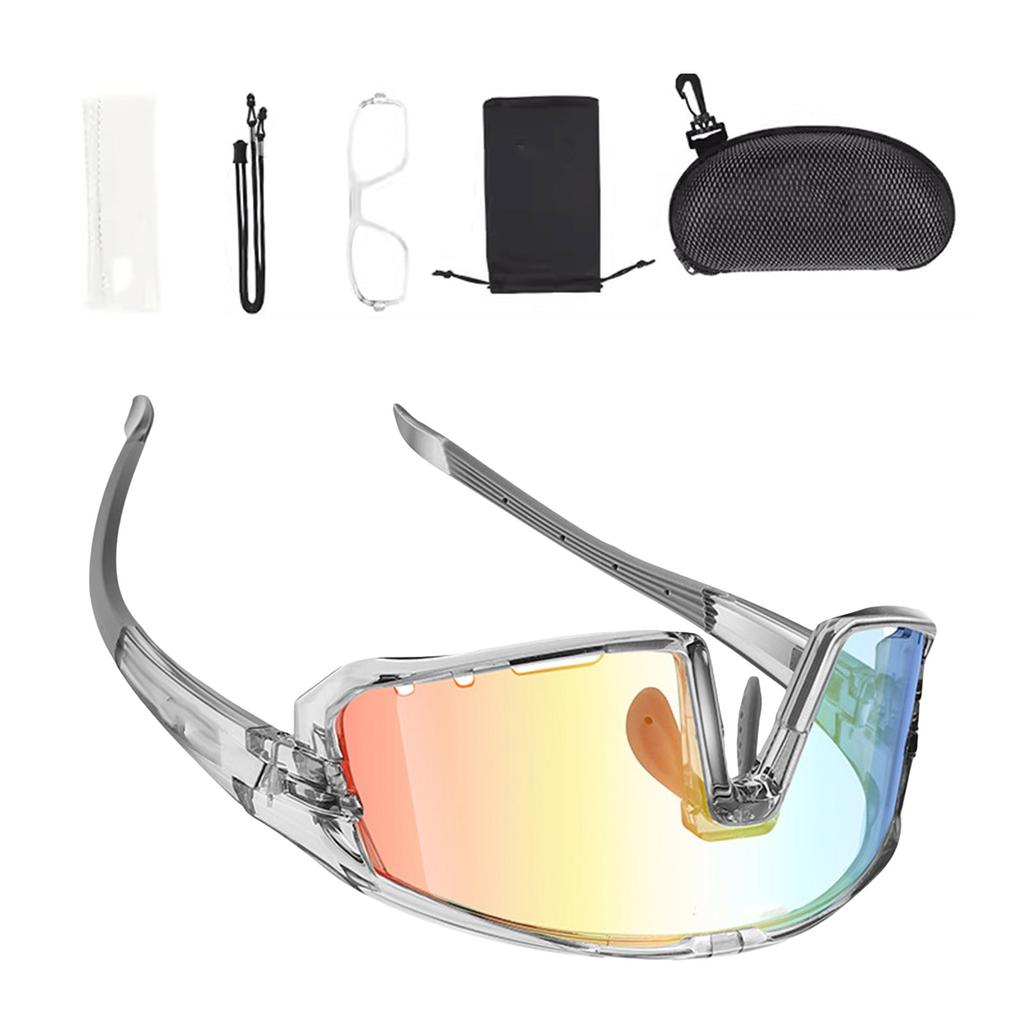 Фотохромные очки для велоспорта Солнцезащитные очки Спорт на открытом воздухе Велосипедные очки Ветрозащитные очки для женщин и мужчин