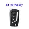 3 Buttons Soft TPU Car Remote Key Case Full Cover Holder For Toyota Auris Corolla Reiz Avensis Verso Yaris Aygo Rav4 Scion TC IM Accessories