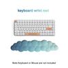 Cloud Shape Keyboard Mouse Wrist Rest Set Ergonomic Memory Foam Anti‑Slip Wrist Support Pad for Home Office Gaming Laptop
