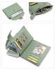 Женский короткий кошелек из натуральной кожи с блокировкой RFID, с отделением для монет и держателем для карт