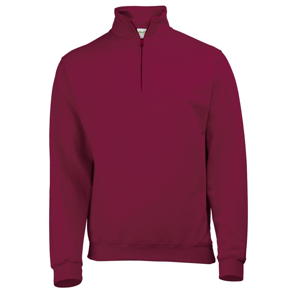 Awdis Mens Plain Sophomore Â¼ Zip Sweatshirt