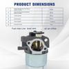Powtol 799866 Carburetor For Brigg And Straton 190CC 675 Series Engine 790845 794304 799871 796707 Craftsman Troy Bilt 6.75 725EX TB230 Toro 20332