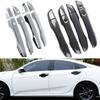 For Honda for Civic 10th 2016 2017 2018 Car Exterior Door Handles Covers Trim Chrome/carbon Fiber Catch Cap
