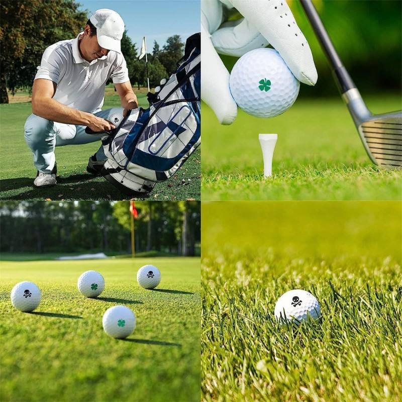 Golf Ball Identity Marker Plastic Stamp Marker Golf Ball Alignment Marking Tool Golf Accessories For Golfer Gift
