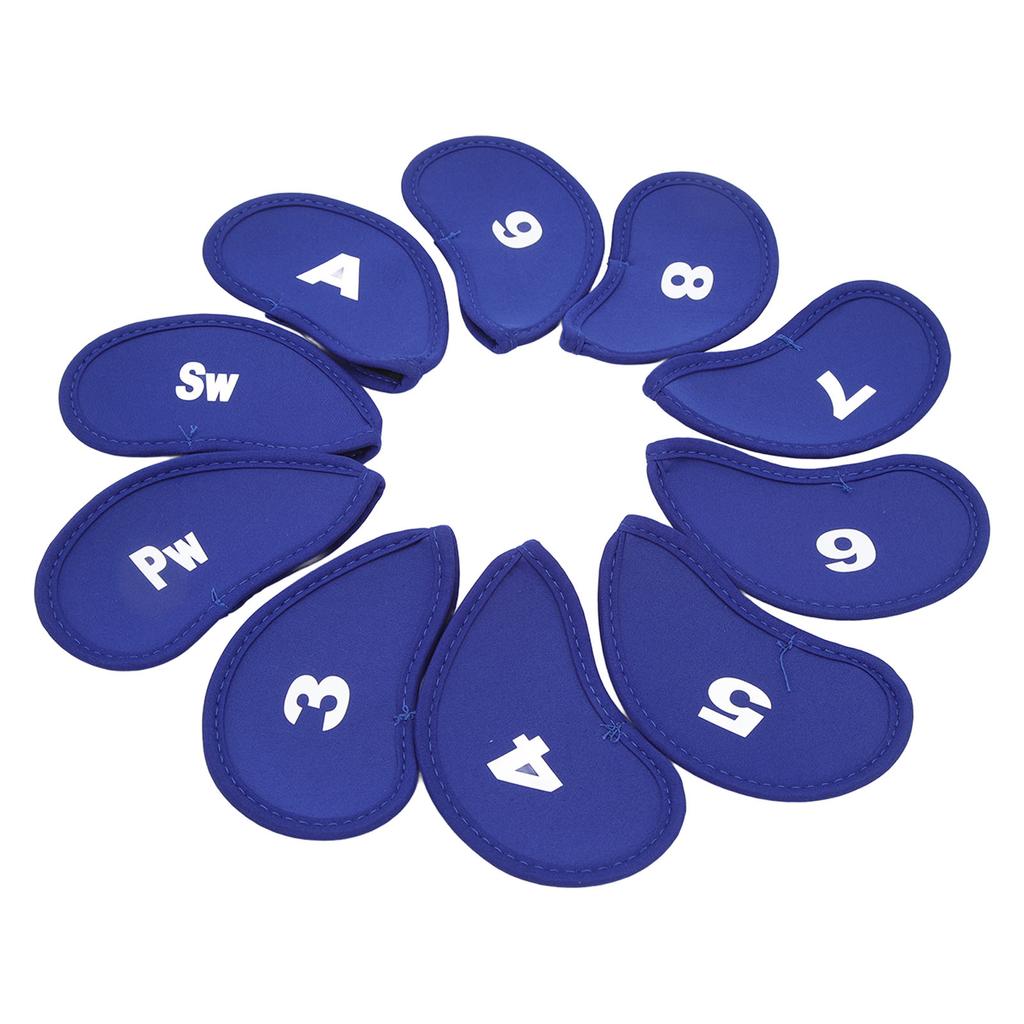 Набор неопреновых чехлов для гольф-айронов с номерами 10 шт. Чехлы для головок гольф-айронов Рукава для гольф-айронов Гольф-клуб