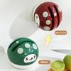 Ceramic Cutter Sharpener Small Mushroom Shape Kitchen Tool Sharpener with Vacuum Suction Cup Base Double Groove Kitchen Gadget