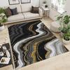 Современный ковер с кристальным ворсом, абстрактная живопись тушью, ковер для гостиной, подушка для чайного столика, плед для дивана, домашнее одеяло для спальни, прикроватное одеяло