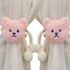 2Pcs Ins Cartoon Bear Curtain 3D Bear Curtain Tieback Window Curtain Buckles  Curtain Decor