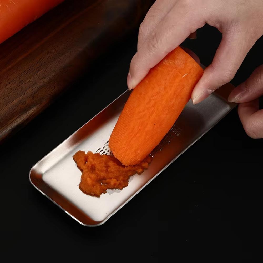 304 Stainless Steel Garlic Grinder Handheld Garlic Mill Tool Kitchen Gadget Wasabi Crusher  Yam