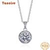 Tancise S925 Sterling Silver Moissanite Luxury Personality Pendant Necklace Women's Classic Tide Necklace Necklace Party Gift