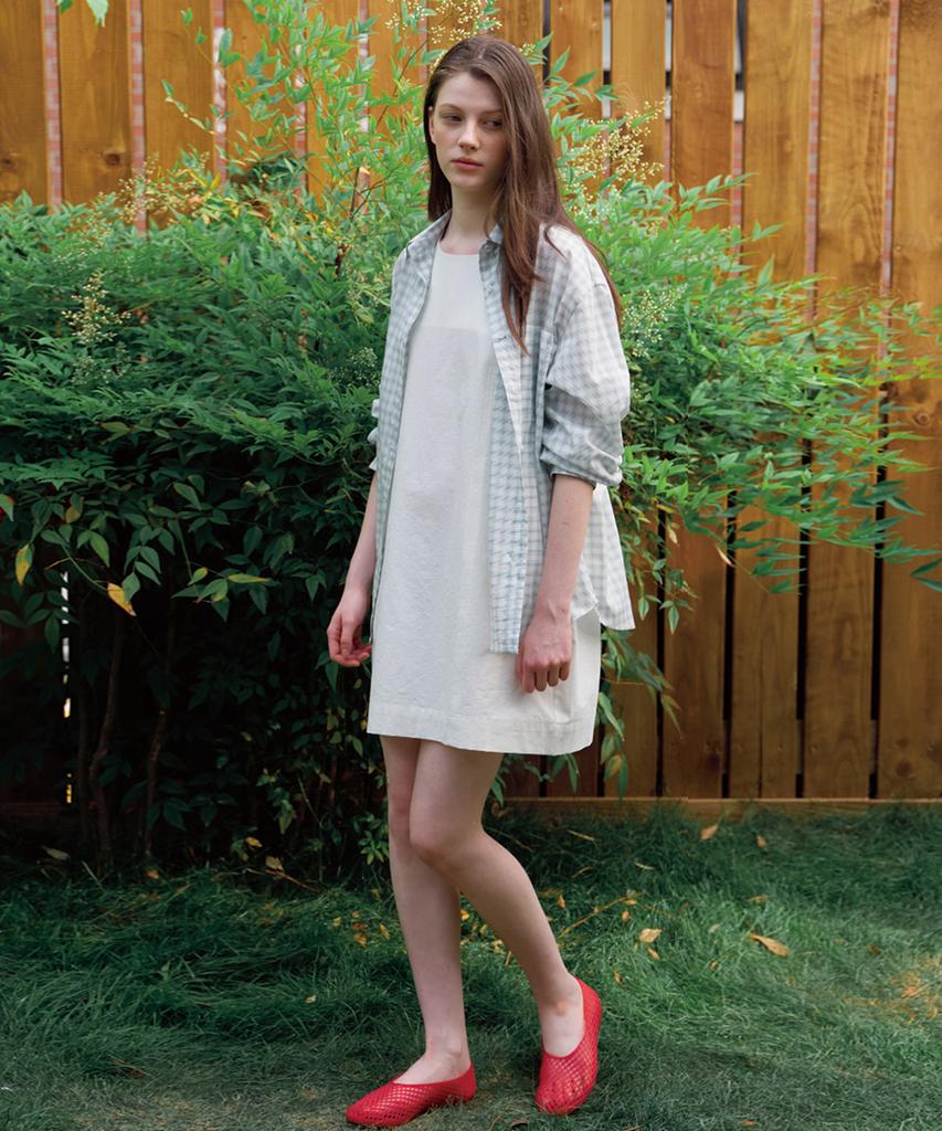 Button Stitch Mini Onepiece (Ivory)
