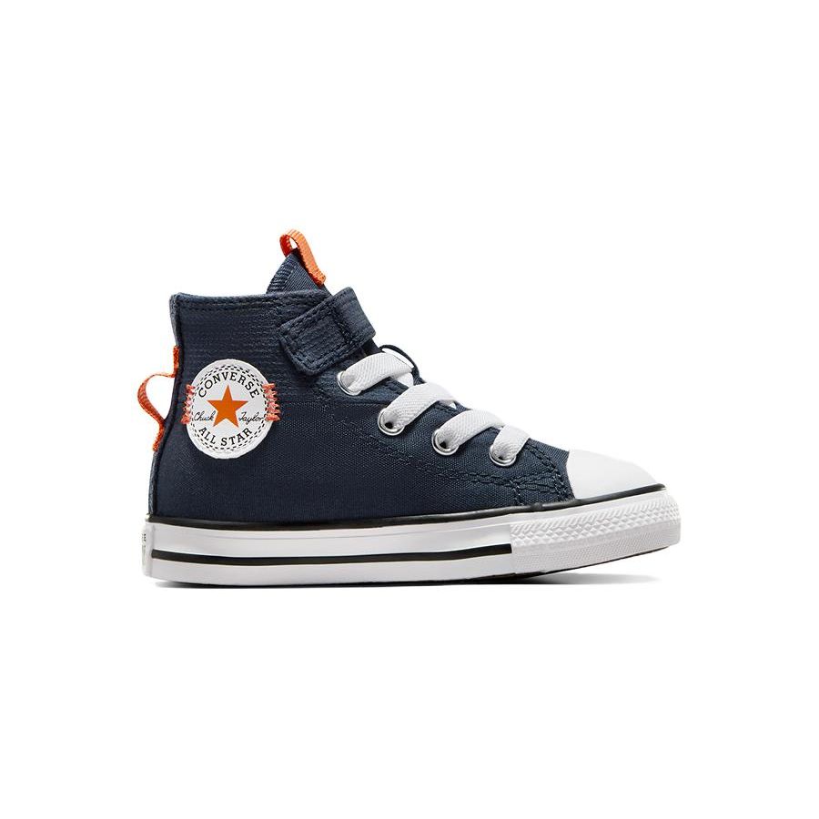 Converse Chuck Taylor All Star Easy On Utility Round Toe Shock Absorbing Breathable High Top Walker Baby Sneaker Navy-Blue A07701C