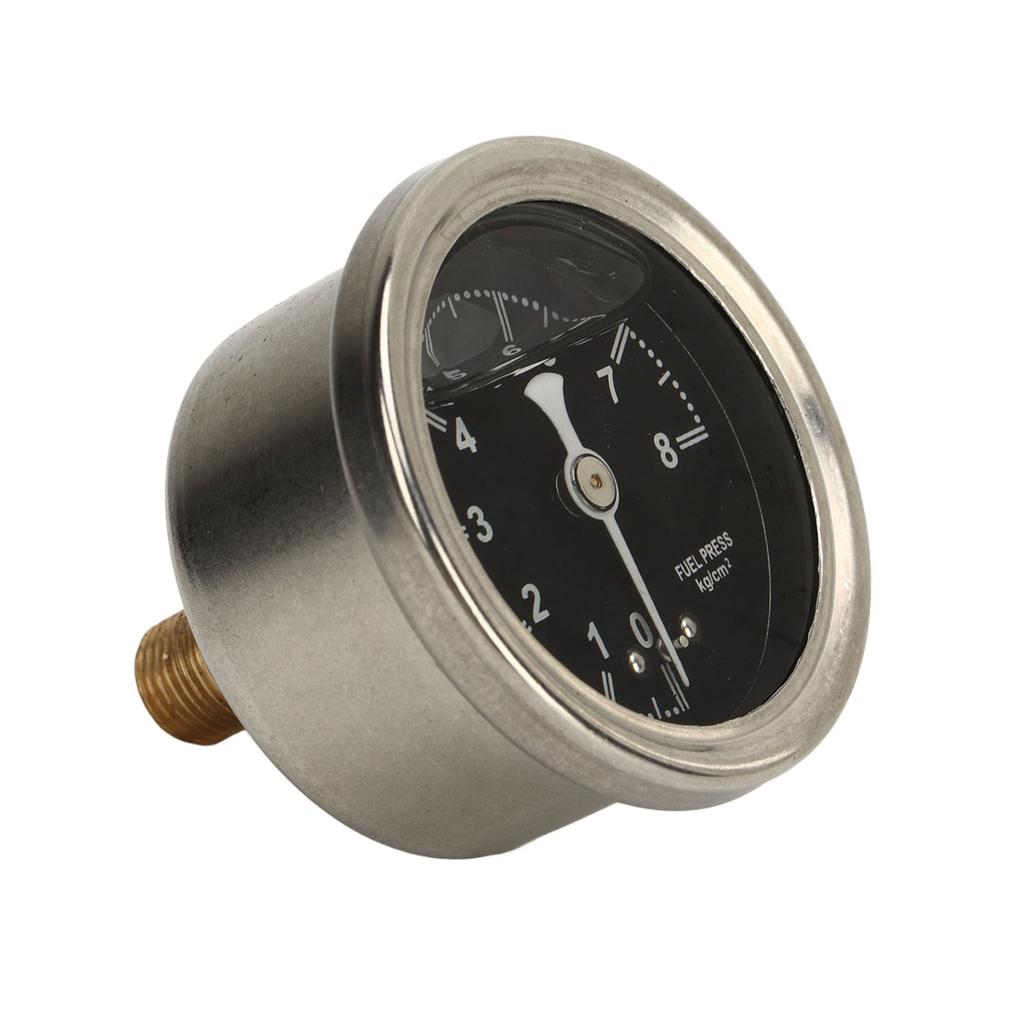 1 8NPT Fuel Pressure Gauge Adjustable High Accuracy Reliable Rugged Fuel Pressure Regulator Gauge Universal for Cars