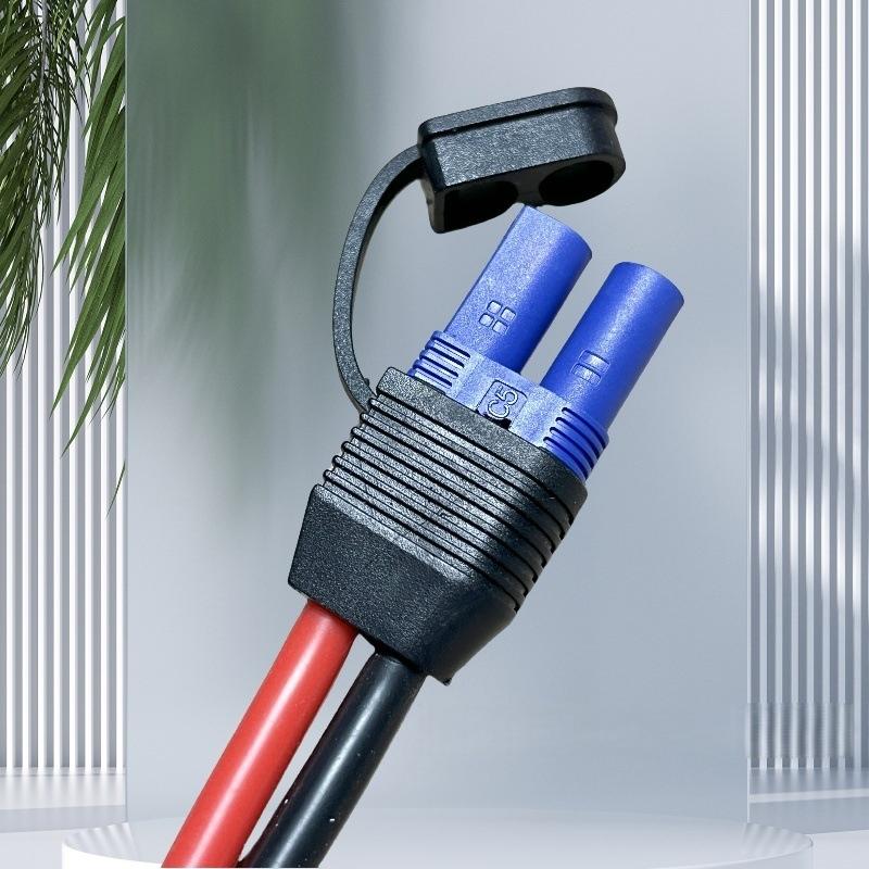 100 Вт Ec5 Провода для аварийного запуска мотоцикла Высокомощный 10AWG Силиконовая линия Ec5 Штекер папа/мама к кабелю подключения с клеммой типа O