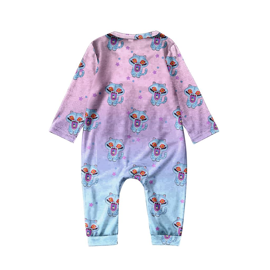 Мультяшный принт с буквами, семейный комплект с длинным рукавом, костюм родитель-ребенок, домашний костюм, осень