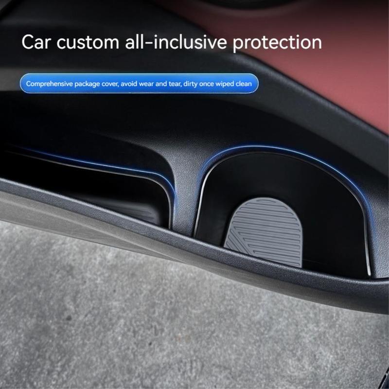 For BMW X3 G01 2025 4PCS Front Door Side Storage Box TPE ert Organizer Tray Liner Auto Interior Accessories