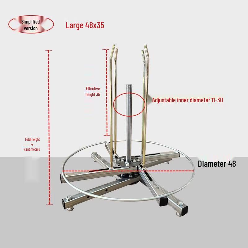 Vertical Cable Reel Stand for Electrician Wire Dispensing