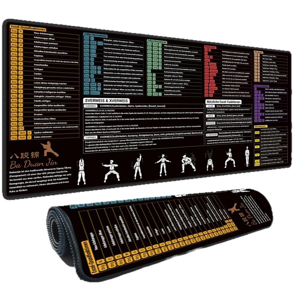 HD Printing Computer Keyboard Pad Anti-Slip Base Office Desk Mat New Keyboard Pad Office Workers