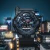 Casio Мужские кварцевые часы GA-700BMC-1A с аналоговым дисплеем, водонепроницаемостью 200 м, ударопрочностью, из полимерного материала