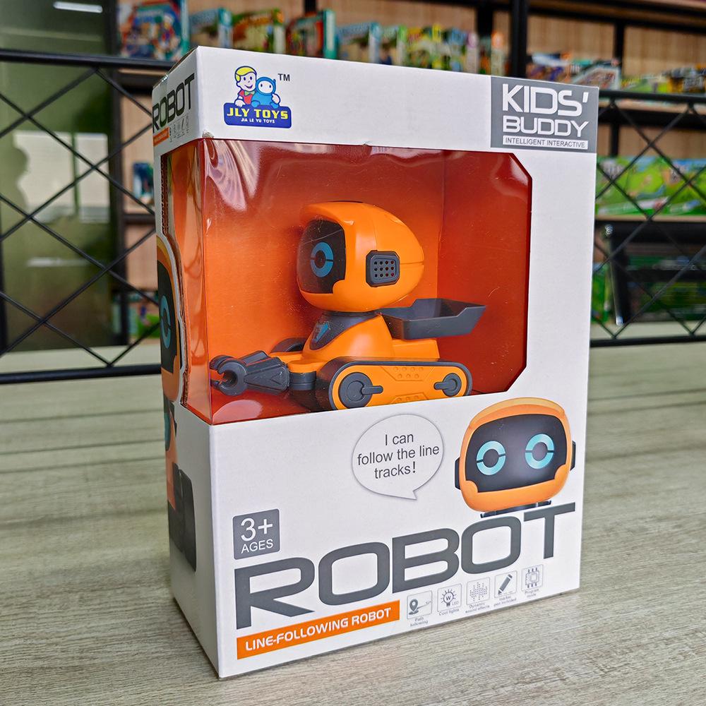 Track Drawing Smart Robot: Fun Early Education Toy with Sound Effects for Kids