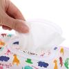 Flip Cover Cosmetic Pouch Stroller Accessories Napkin Storage Boxes Cute Wet Wipes Bag