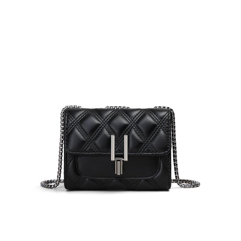 Новая сумка через плечо осень и зима высококачественная женская сумка из натуральной кожи цепочка мини квадратная сумка