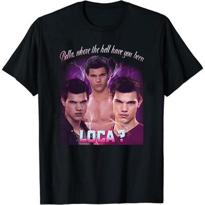 PERTID Bella Где Ты Была, Loca Смешная Футболка, Команда Беллы, Команда Эдварда, Сумерки Винтажная Футболка(1)