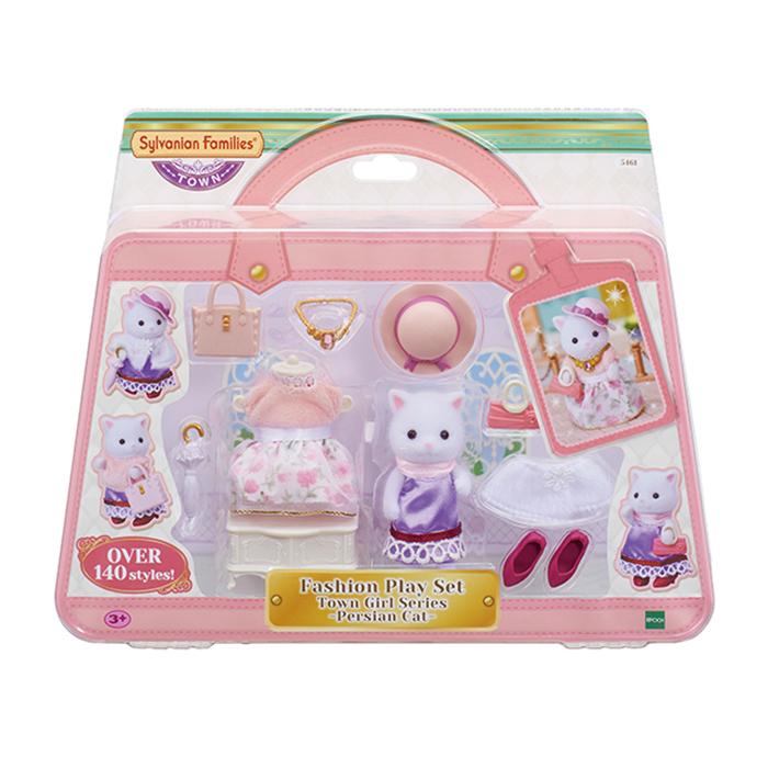 Sylvanian Families 5461 Серия «Городская Девочка» Набор для Модного Стиля (Персидская кошка)