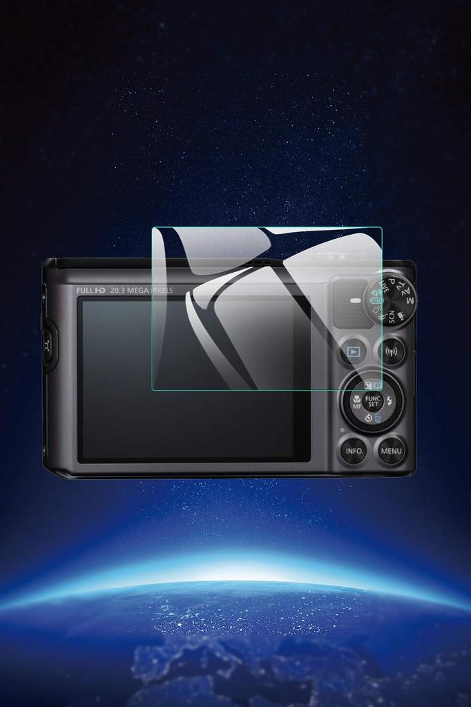 EternalStars Camera Screen Protector with 9H Full and Compatible with the Canon PowerShot SX720 HS 3-Piece Hardness, Coverage,