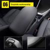 Carbon Fiber Style Armrest Box Cover for Toyota RAV4 2013 2014-2018 Interior Moulding