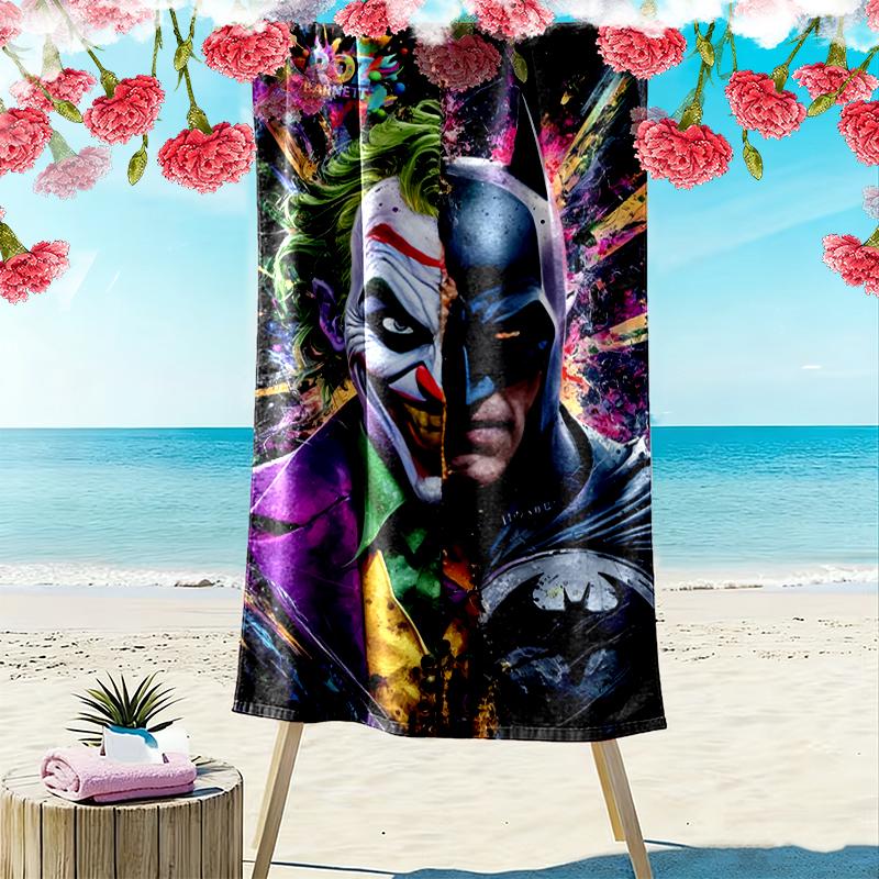 1pc JOKER Beach Towel, Multi-functional Beach Towel for Outdoor Activities Beach Swimming and Travel