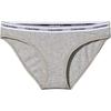 Low Rise Triangle Letter Comfort Underwear Women Underwear Gray QD5044-050