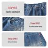 Esprit Men's Side Pleated Wide-Leg Jeans