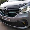 ДЛЯ Renault Trafic Передний спойлер для защиты капота 2015–2025 Передний щиток от насекомых Дефлектор капота Глянцевый черный