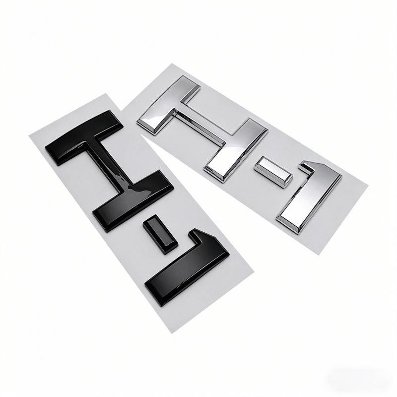 Suitable for H-1 car sticker rear tailgate logo body H English sticker three-dimensional modification logo sticker