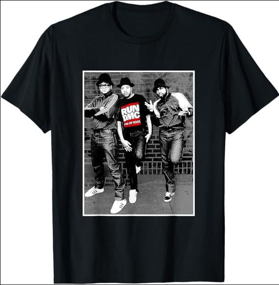 RUN DMC Black and White Brick T-shirt size S-5XL Unisex T-Shirt