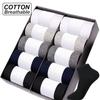 High Quality 10 Pairs Men Socks Large Size Casual Breathable Fashion Black White Business Male Cotton Socks Shor Big Size 38-48