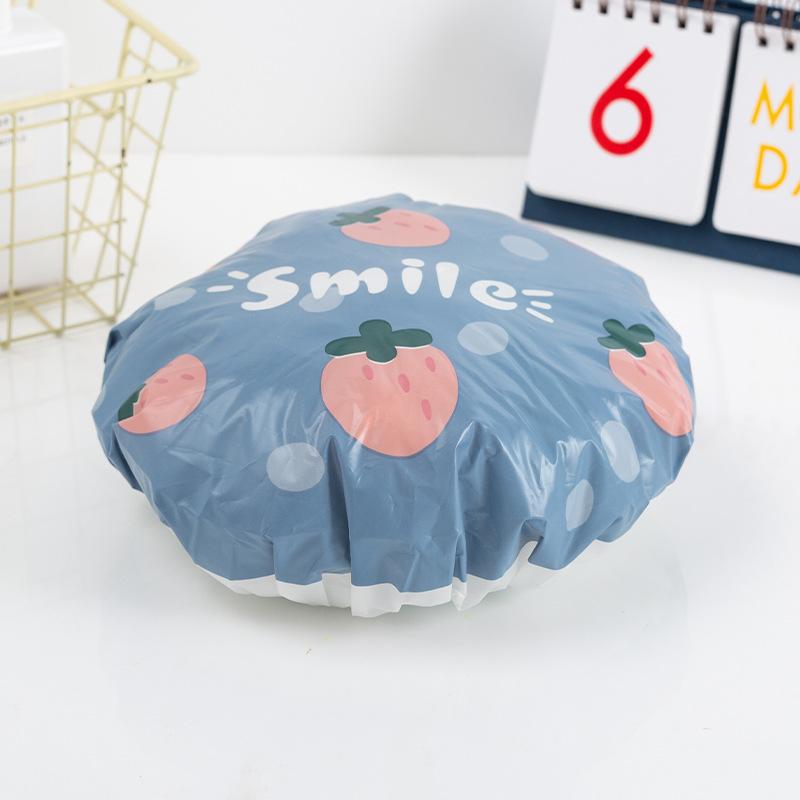 Водонепроницаемая шапочка для душа в ванной, утолщенная эластичная шапочка для ванны, шапочка для волос для женщин, красота, парикмахерская, точечные продукты, аксессуары для ванной комнаты