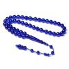 Blue Tasbih Islam Rosary Muslim Eid Gift 33 Prayer Beads Man Misbaha Saudi Fashion Jewelry 10mm Round Tesbih Sibha