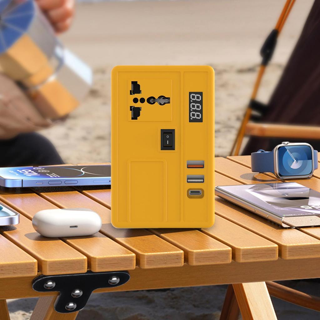 150W Battery Inverter DC 21V To AC 220V Electric Tool Battery Inverter Power Inverter Portable Intelligent Inverter Converter