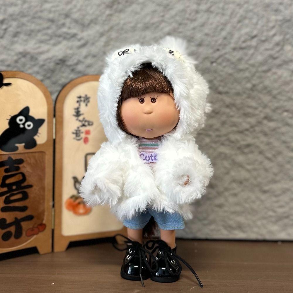 Кудрявые волосы Миа Картофельные Куклы Темная Кожа Фигурка Тело 24см Боб-глаз Виниловая Кукла Игрушки для DIY